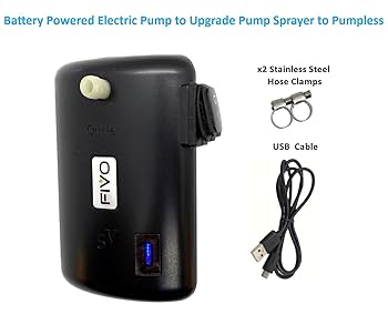 Amazon.com : Rechargable Sprayer Pump for Lawn and Garden